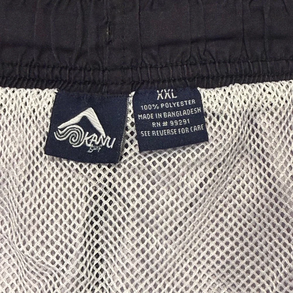 Kanu Surf Vibration Men Swim Trunks XXL‎ Black Grey Tie Dye Board Shorts NWT
